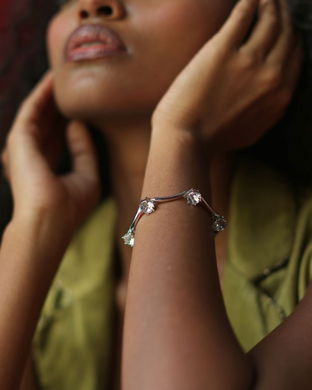 Silver Mark Bracelet