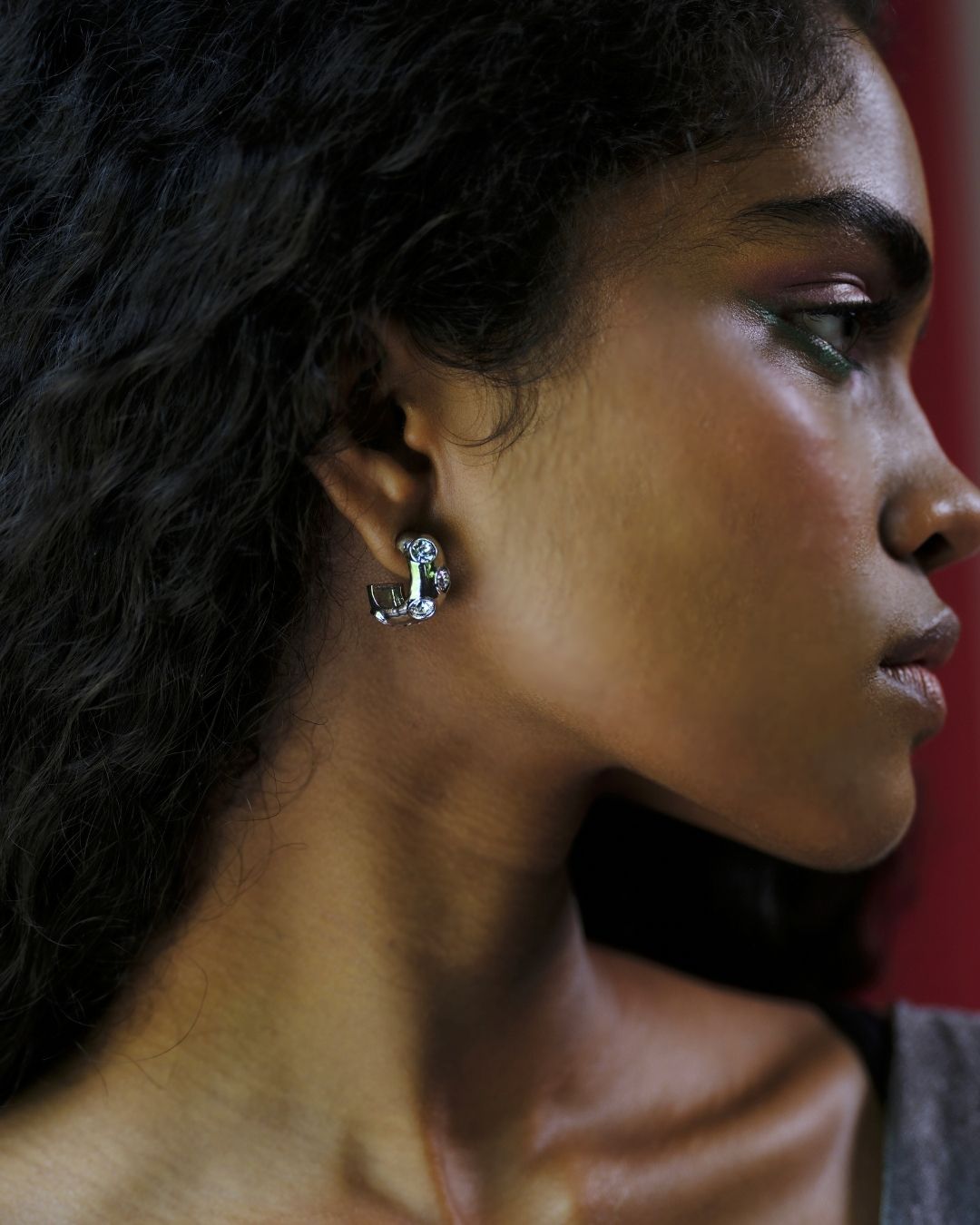 Silver Signet Earrings