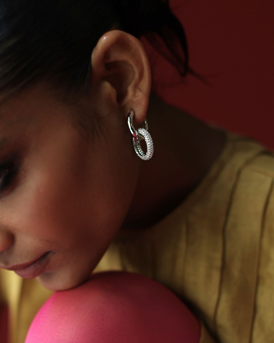 Silver Whole Earrings