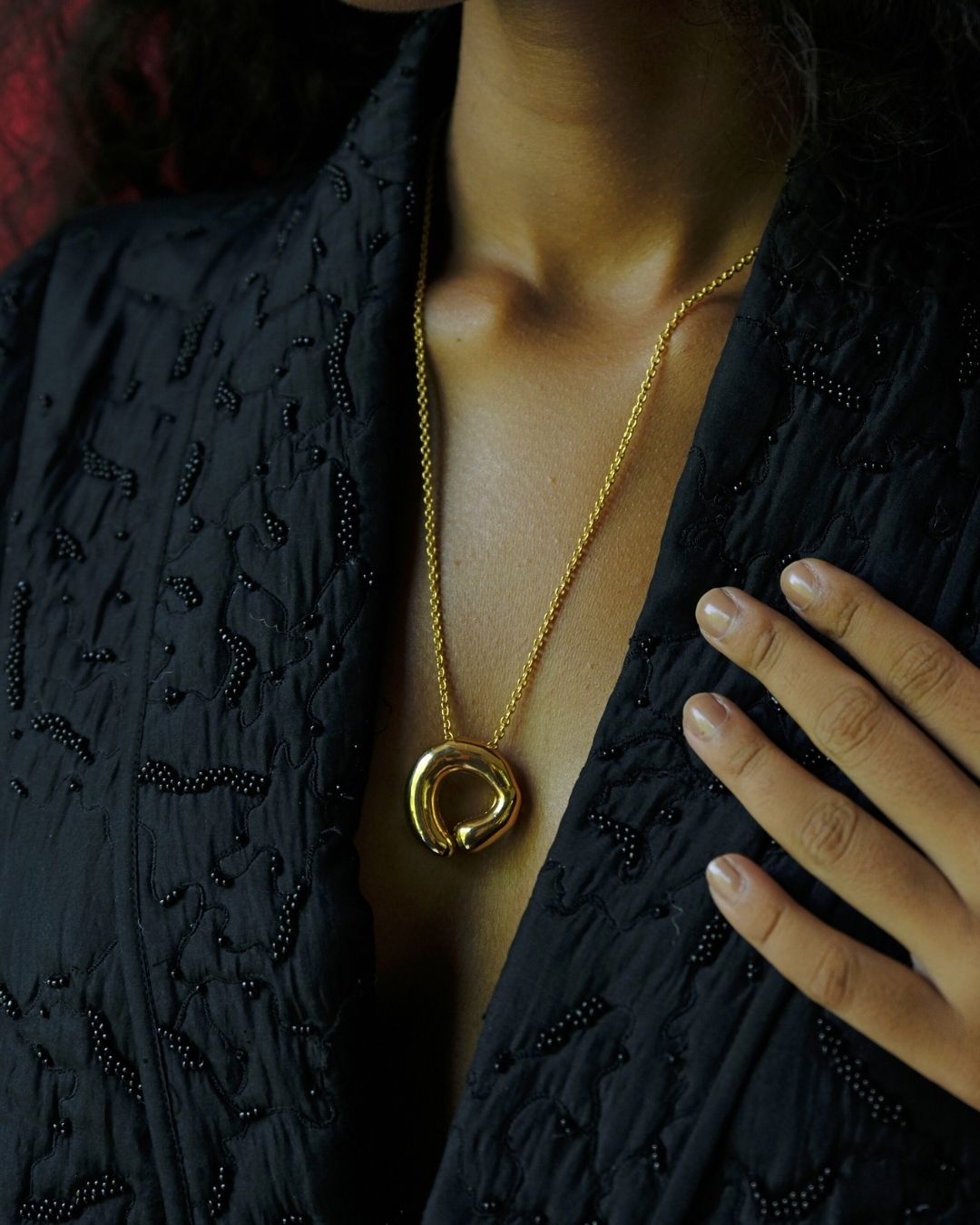 Gold Core Pendant