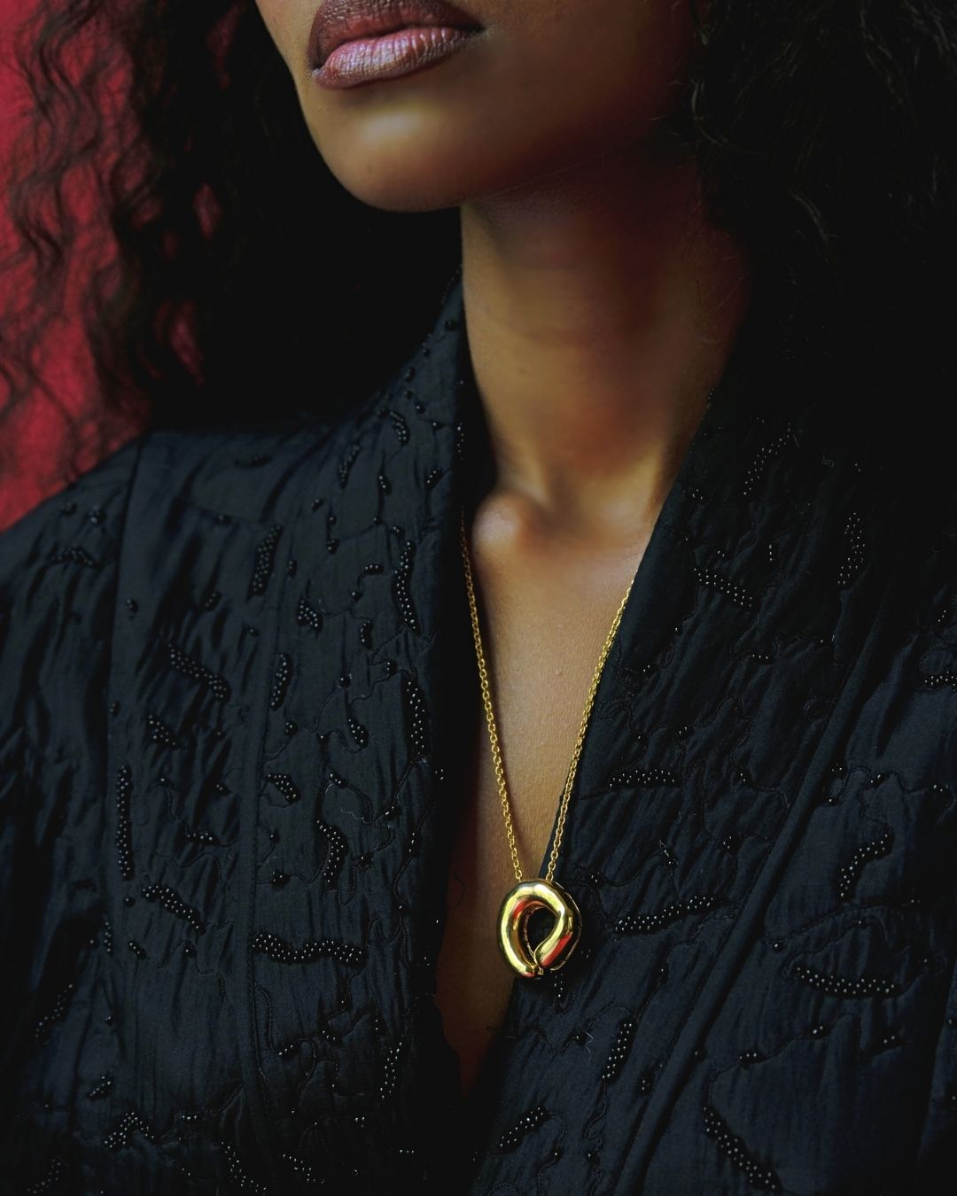 Gold Core Pendant