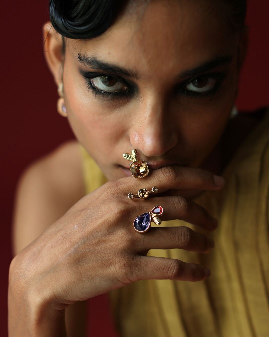 Multicolour Code Ring