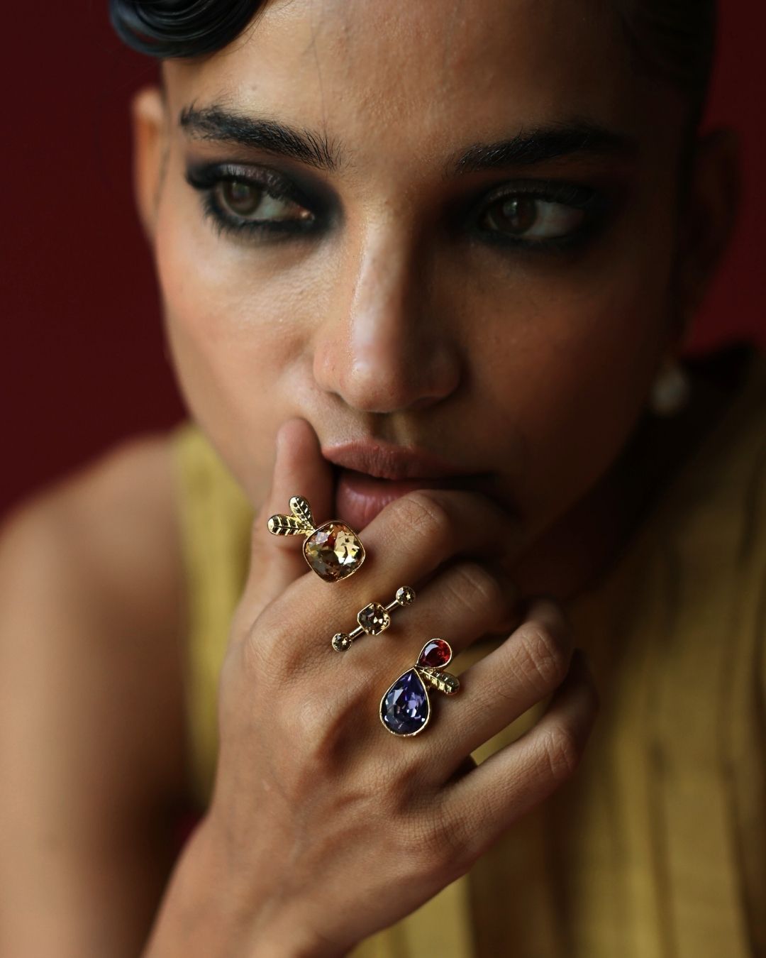 Multicolour Code Ring