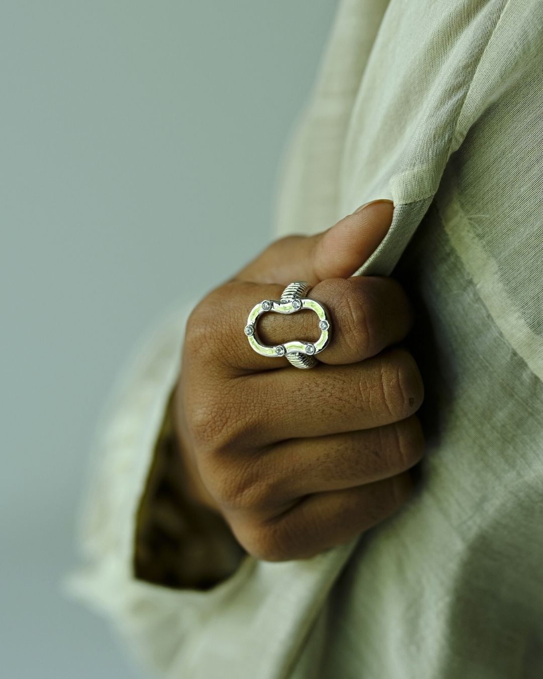 Silver Gesture Ring