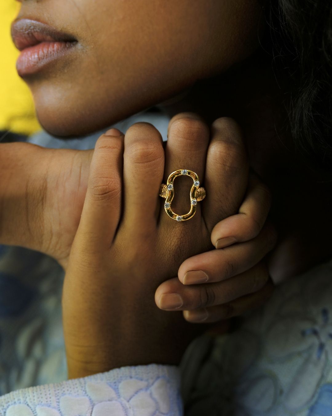 Gold Gesture Ring