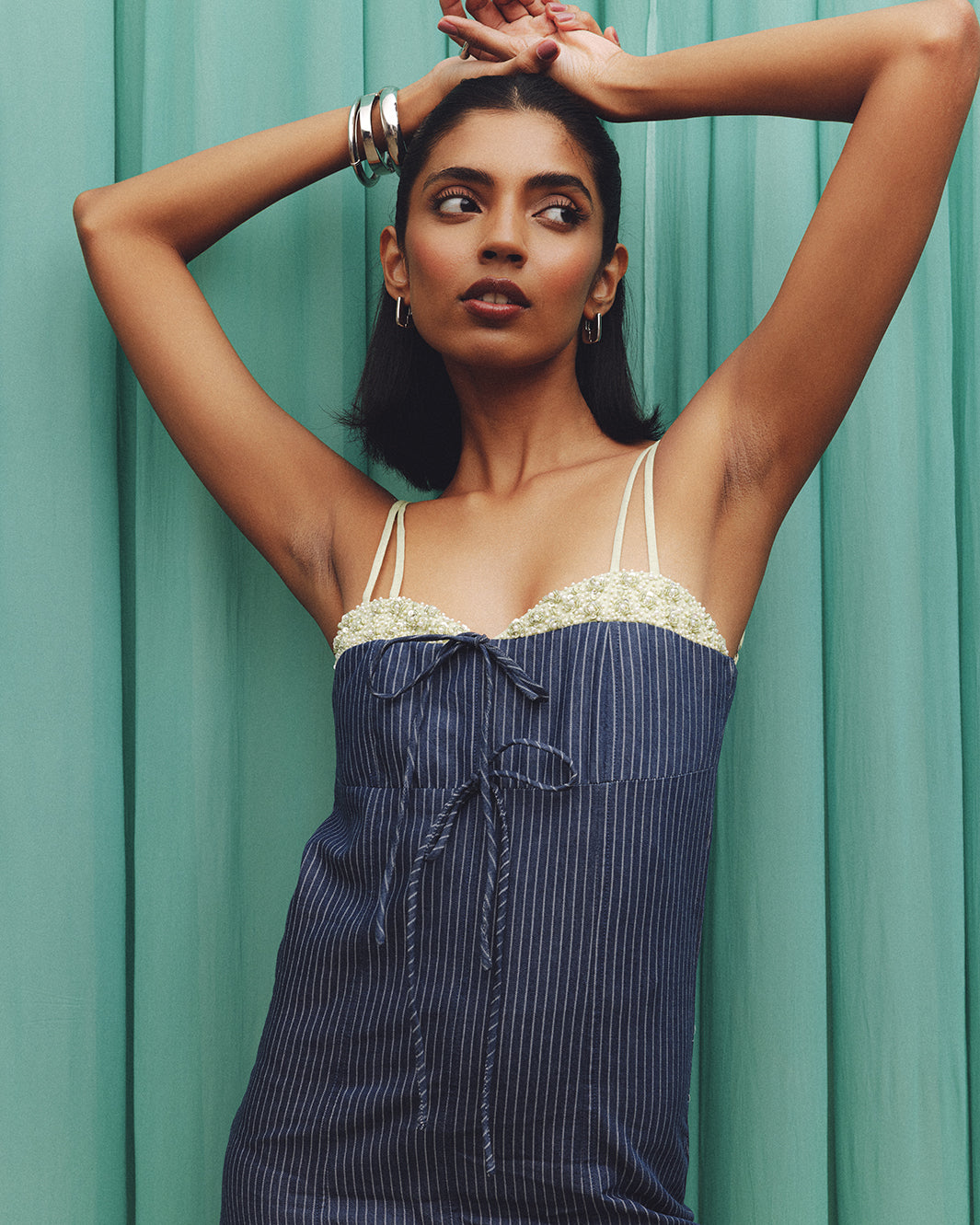 Navy Puglia Dress