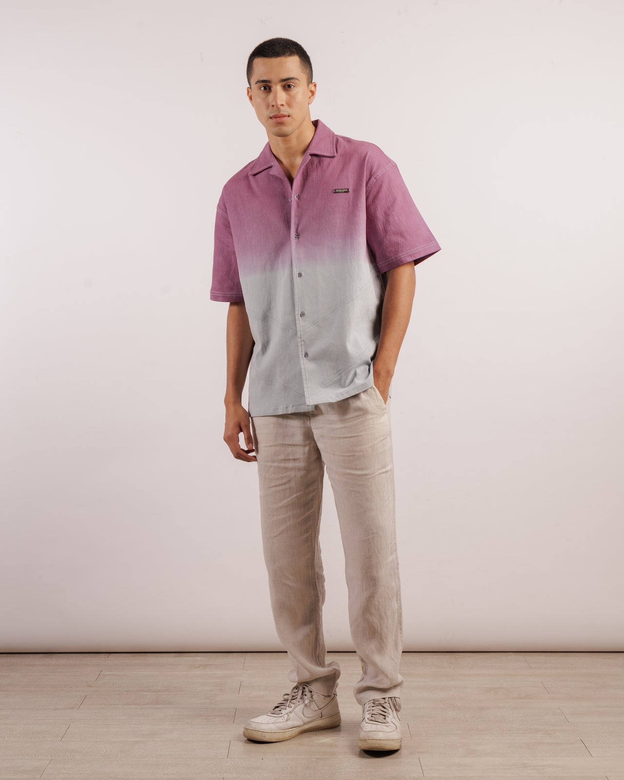 Purple Ombre Shirt - Unisex | Cotton Denim
