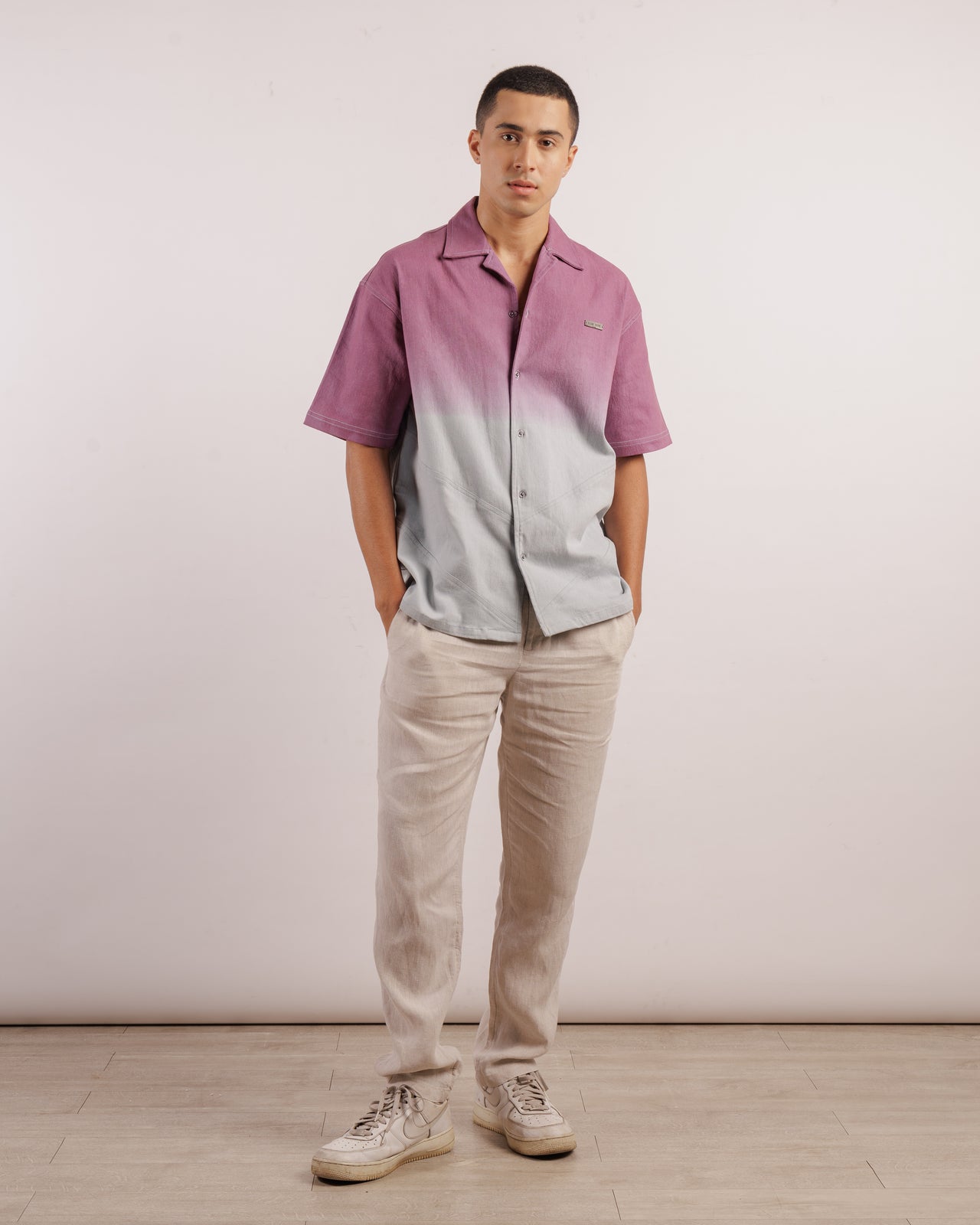 Purple Ombre Shirt - Unisex | Cotton Denim