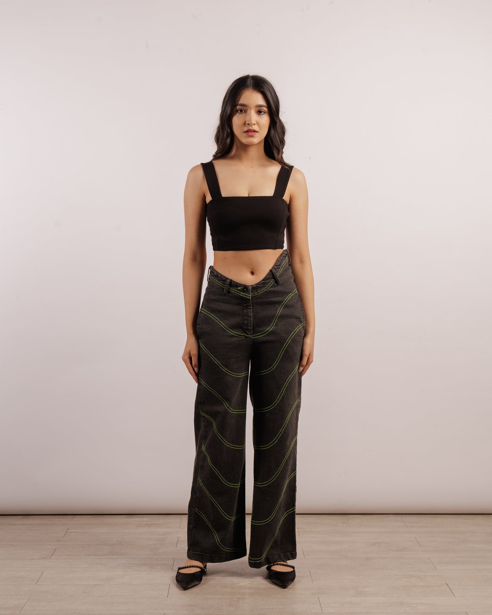Black Jalebi Jeans | Denim
