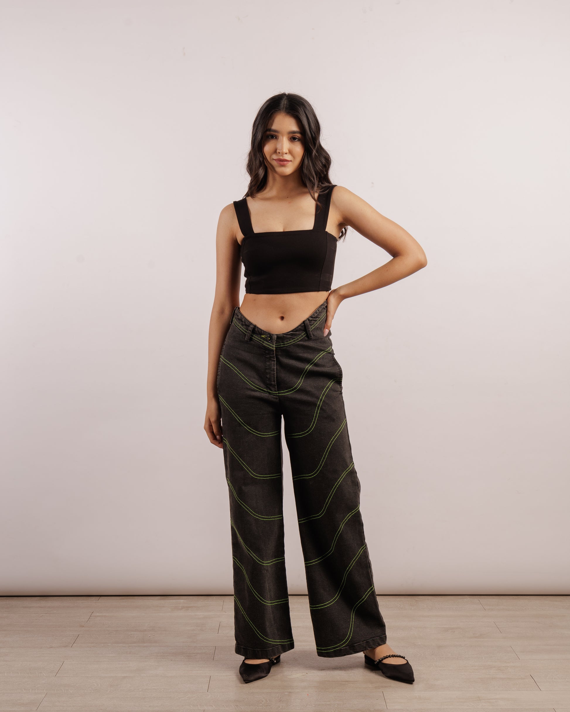 Black Jalebi Jeans | Denim