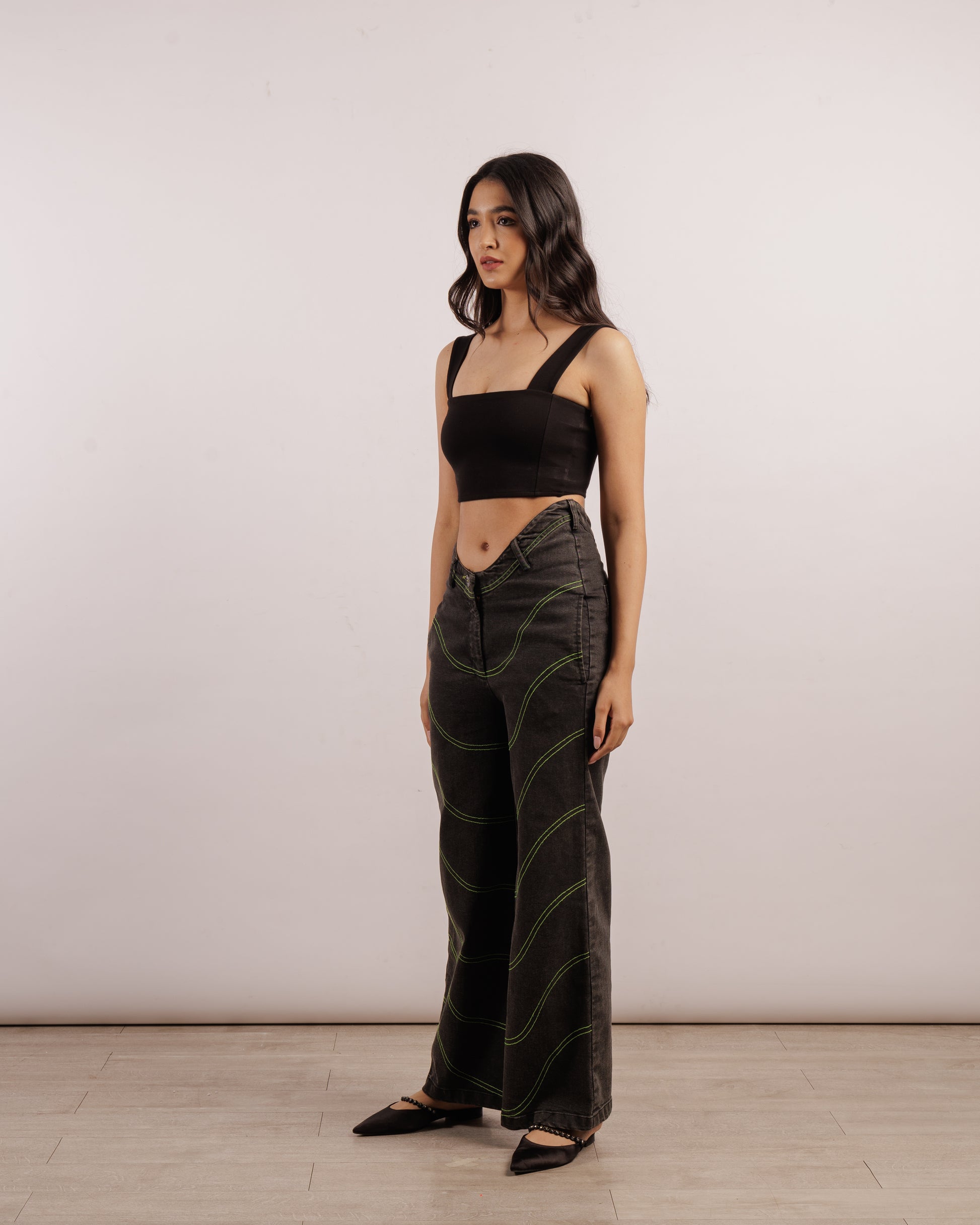 Black Jalebi Jeans | Denim