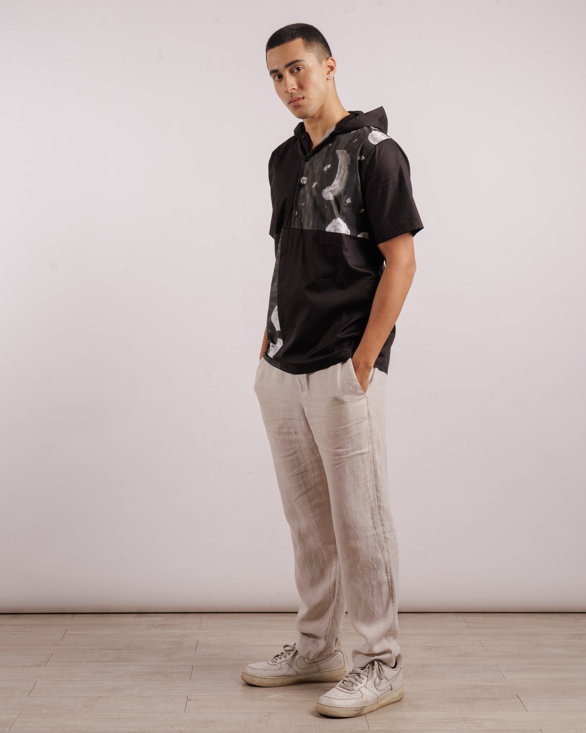 Space Hood Shirt - Unisex | Cotton Lycra