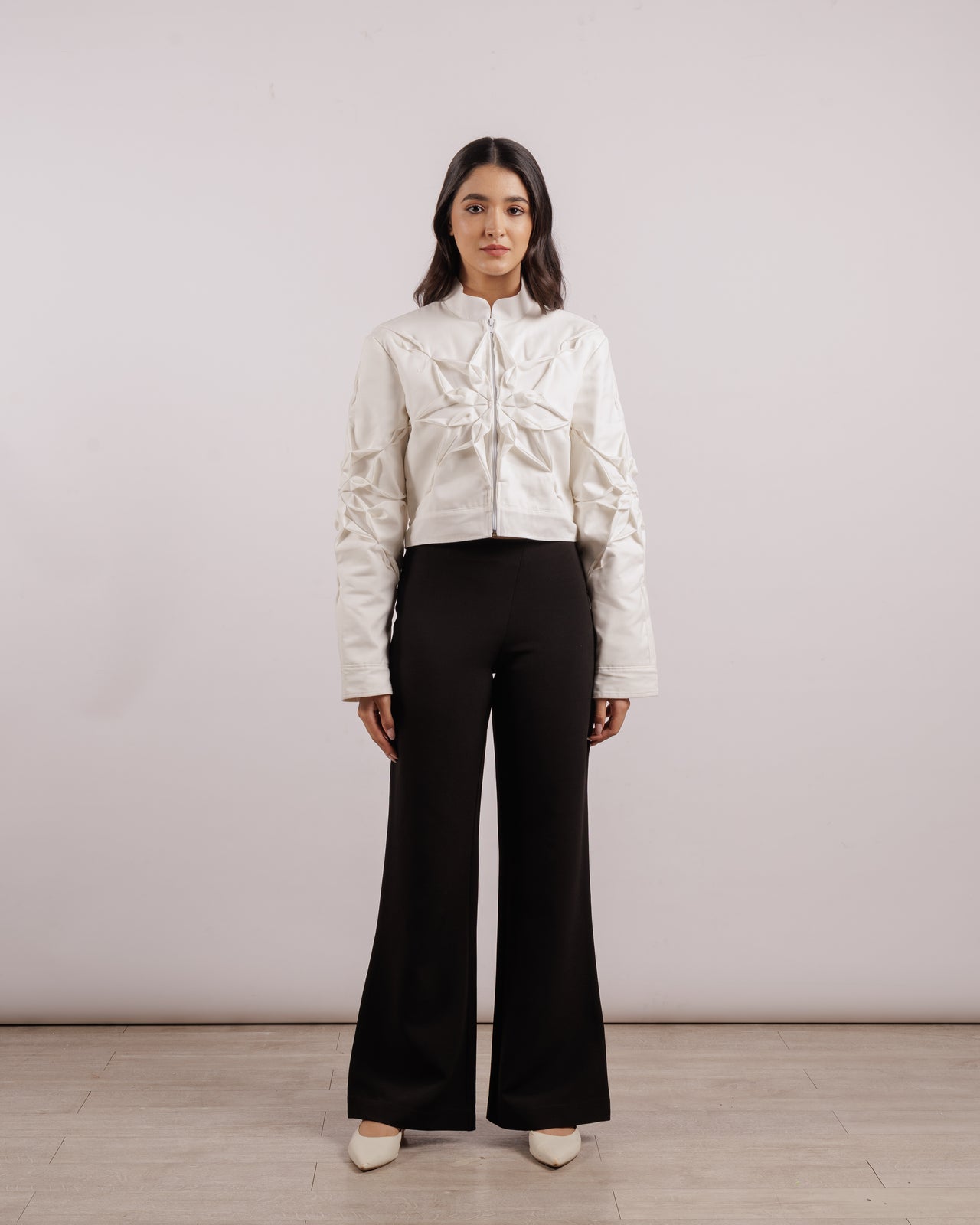 White Khaki Lilybelle Jacket