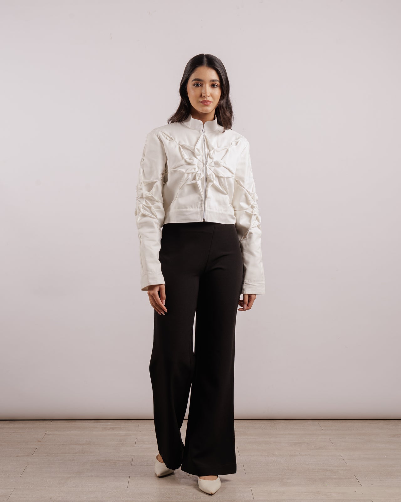 White Khaki Lilybelle Jacket