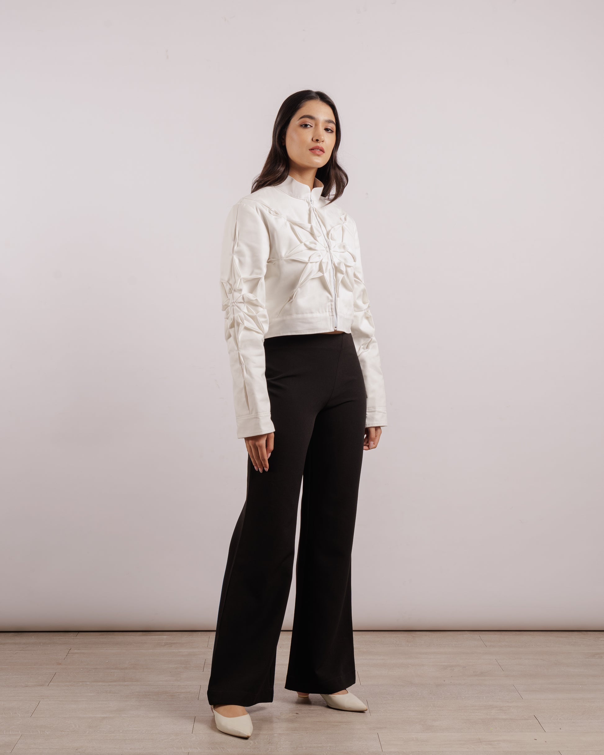 White Khaki Lilybelle Jacket