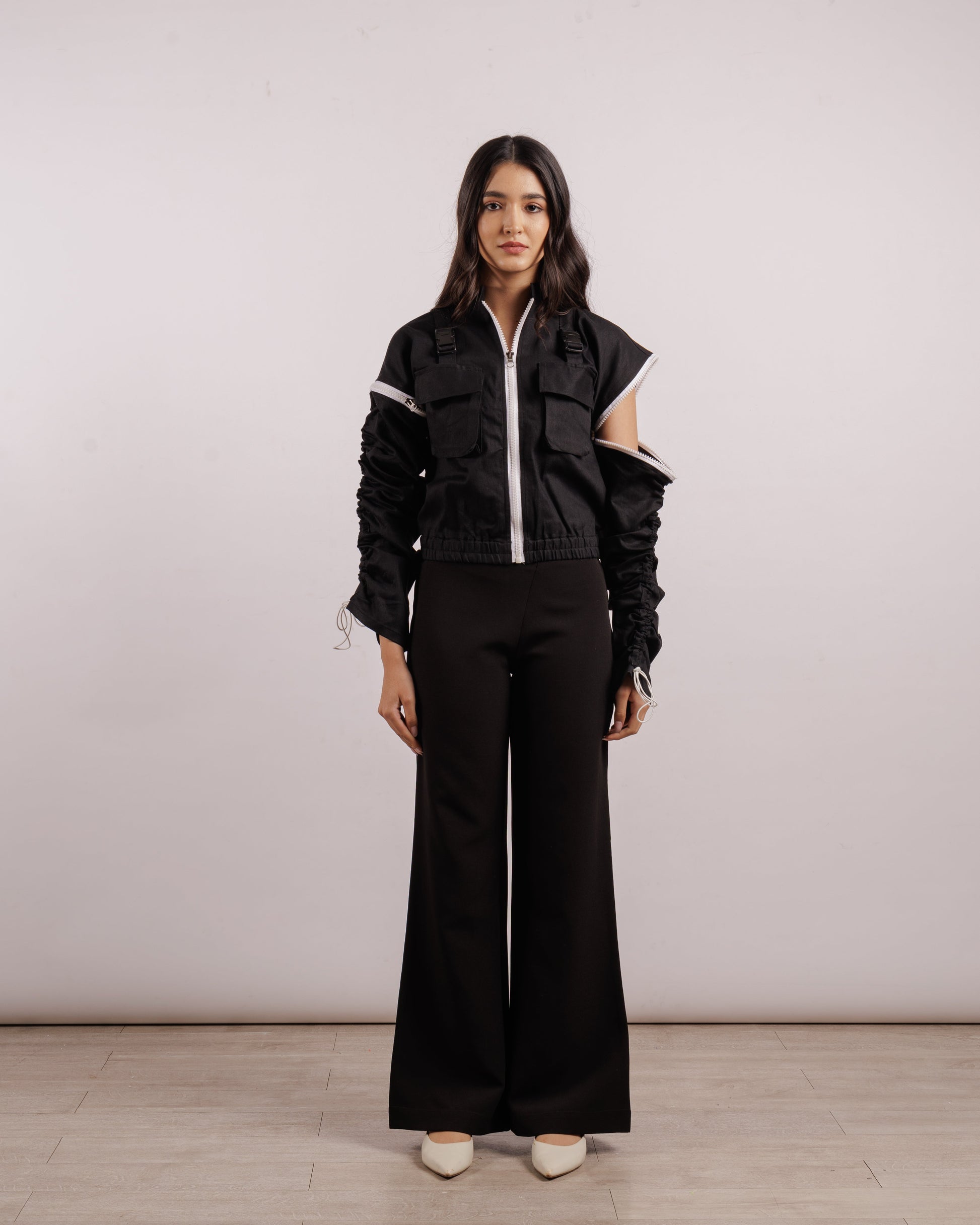 Convertible Jacket in Black - Unisex