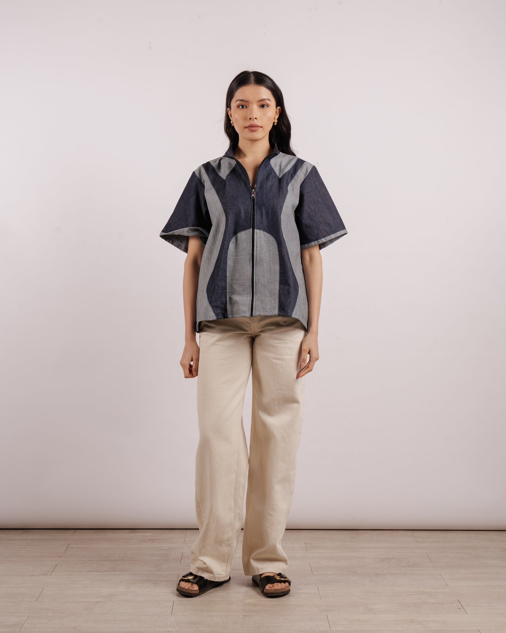Jigsaw Shirt - Unisex | Raw Denim