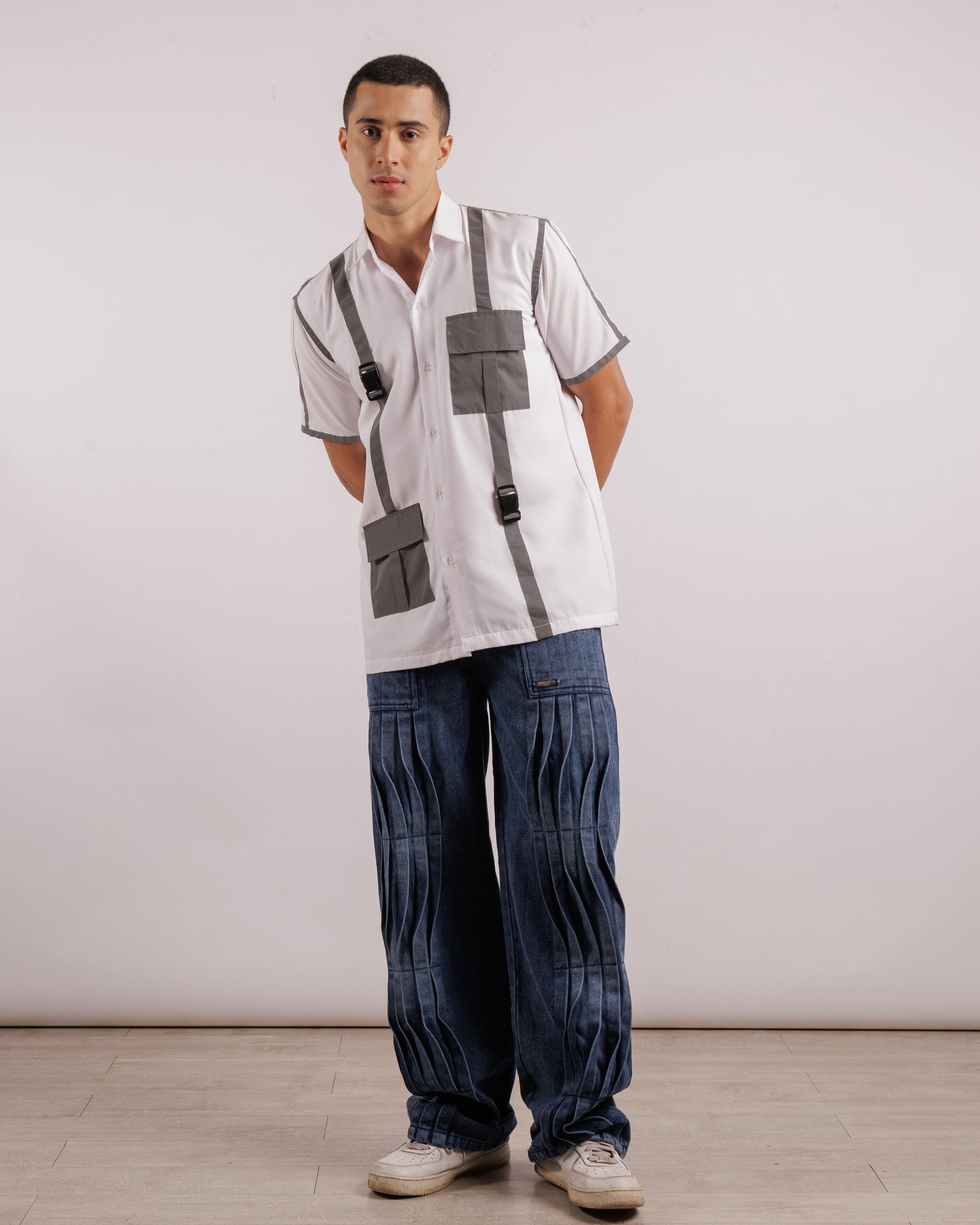 Reflective Shirt in White - Unisex 