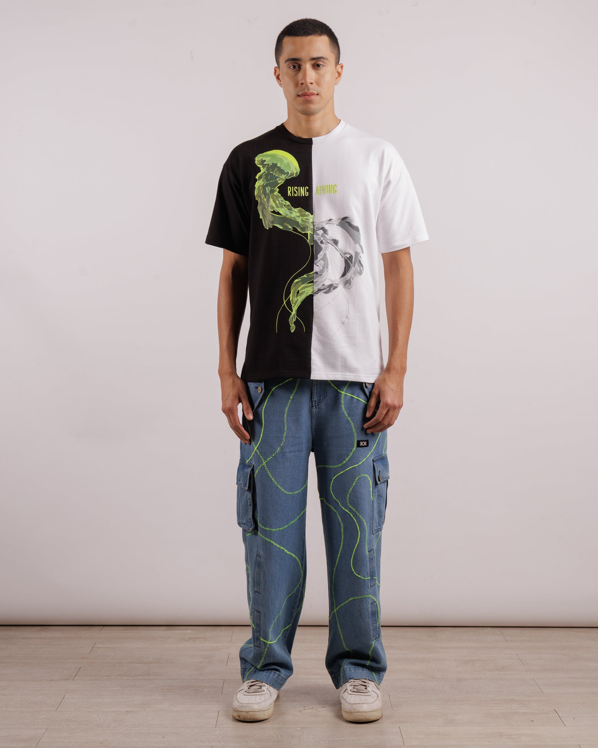 Jelly Tee in Green - Unisex | Cotton | Printed