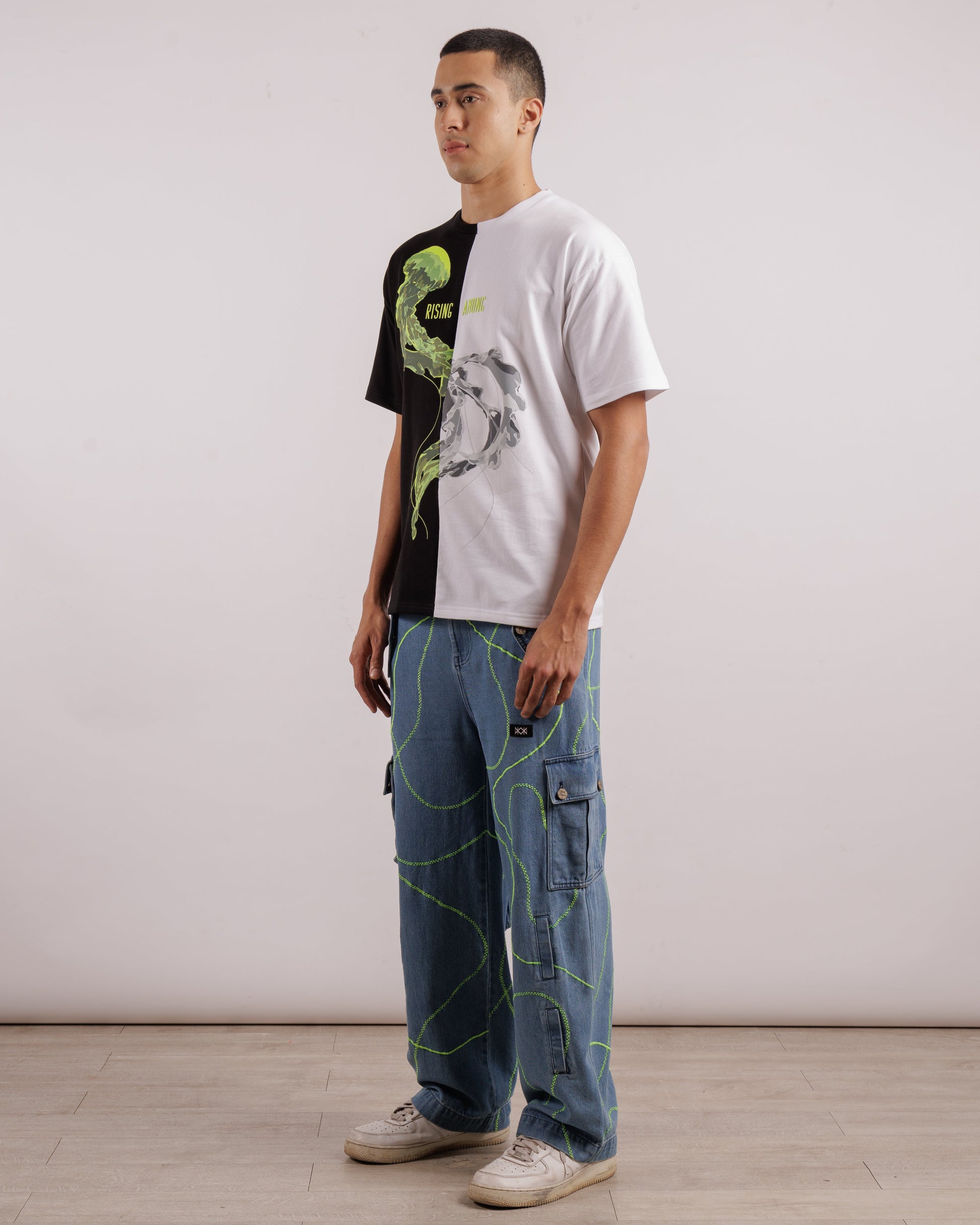 Jelly Tee in Green - Unisex | Cotton | Printed