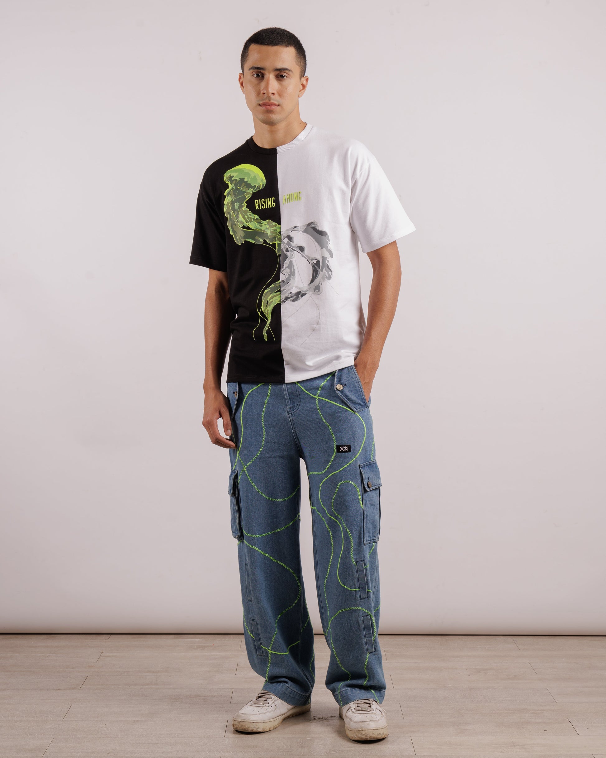 Jelly Tee in Green - Unisex | Cotton | Printed