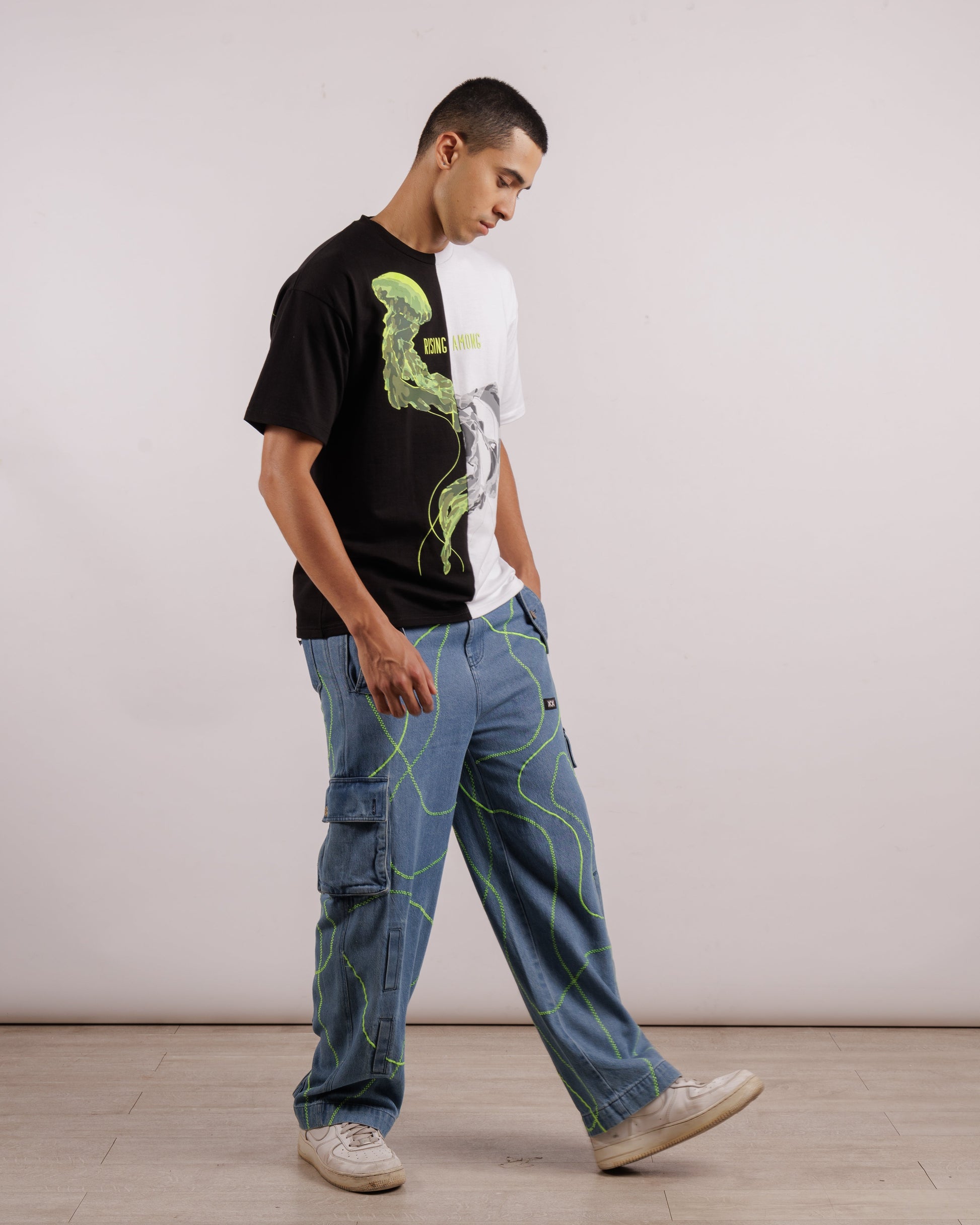 Jelly Tee in Green - Unisex | Cotton | Printed