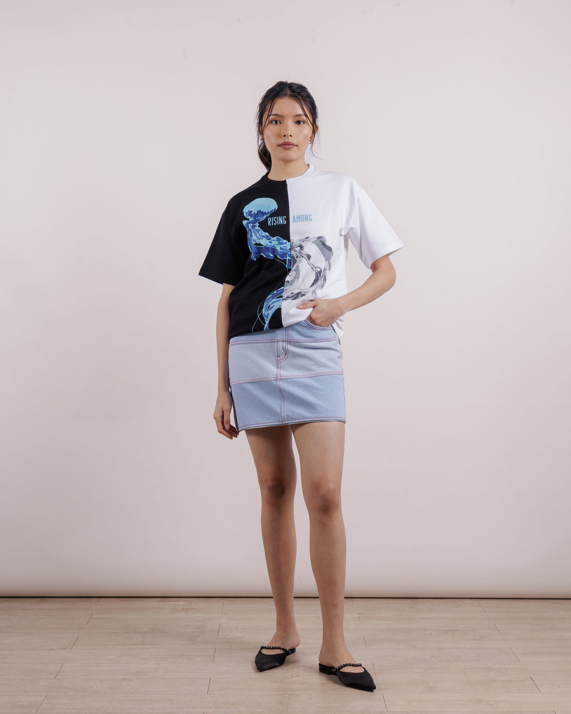 Jelly Tee in Blue - Unisex | Cotton | Printed