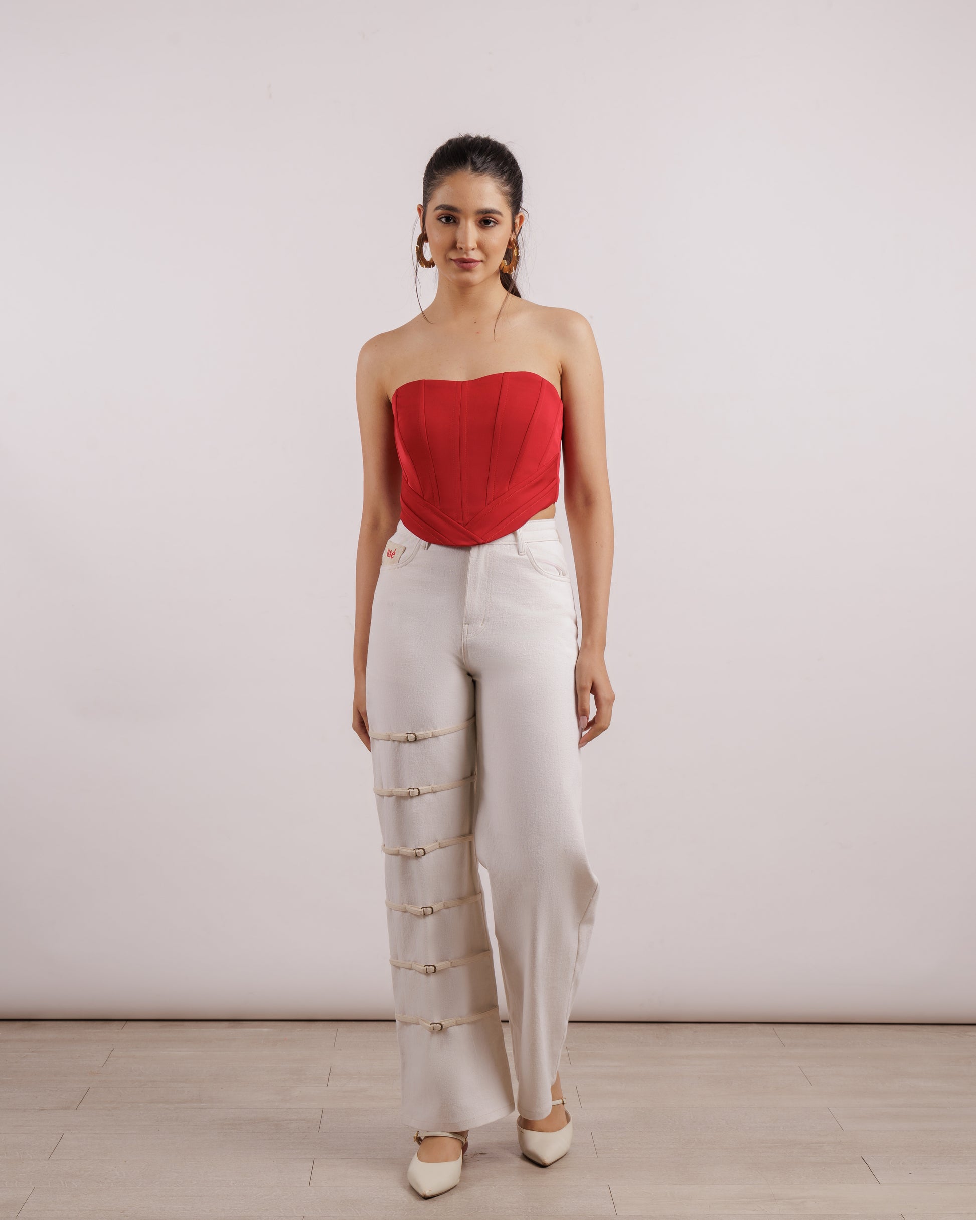Ivory Buckle Pants | Fashion | Women Jeans