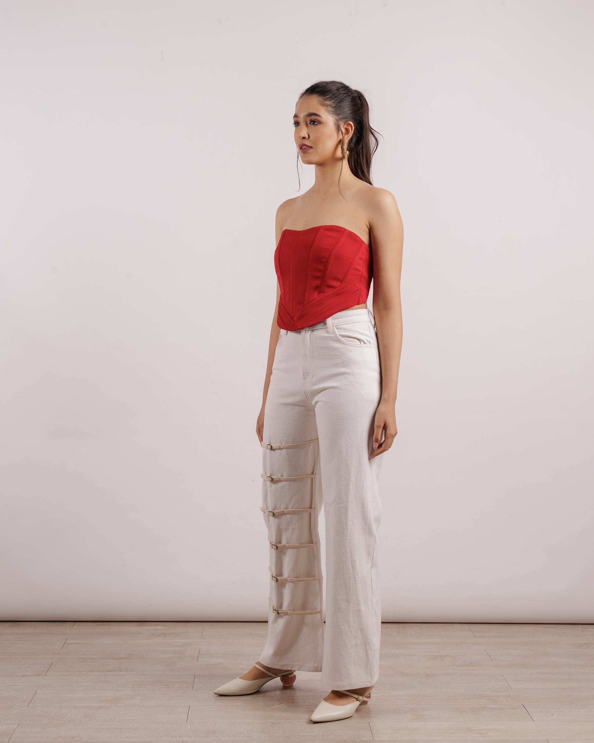 Ivory Buckle Pants | Fashion | Women Jeans