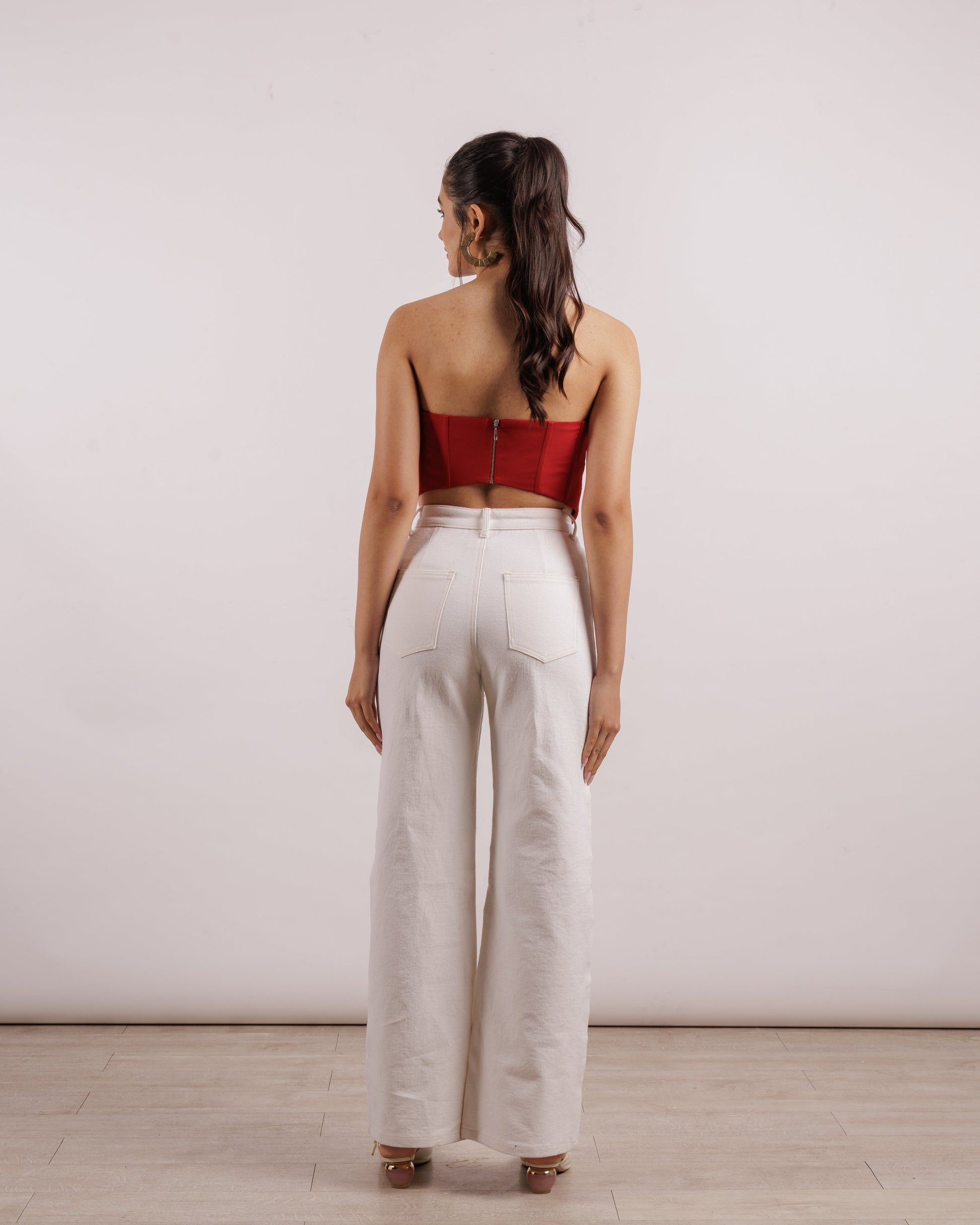 Ivory Buckle Pants | Fashion | Women Jeans