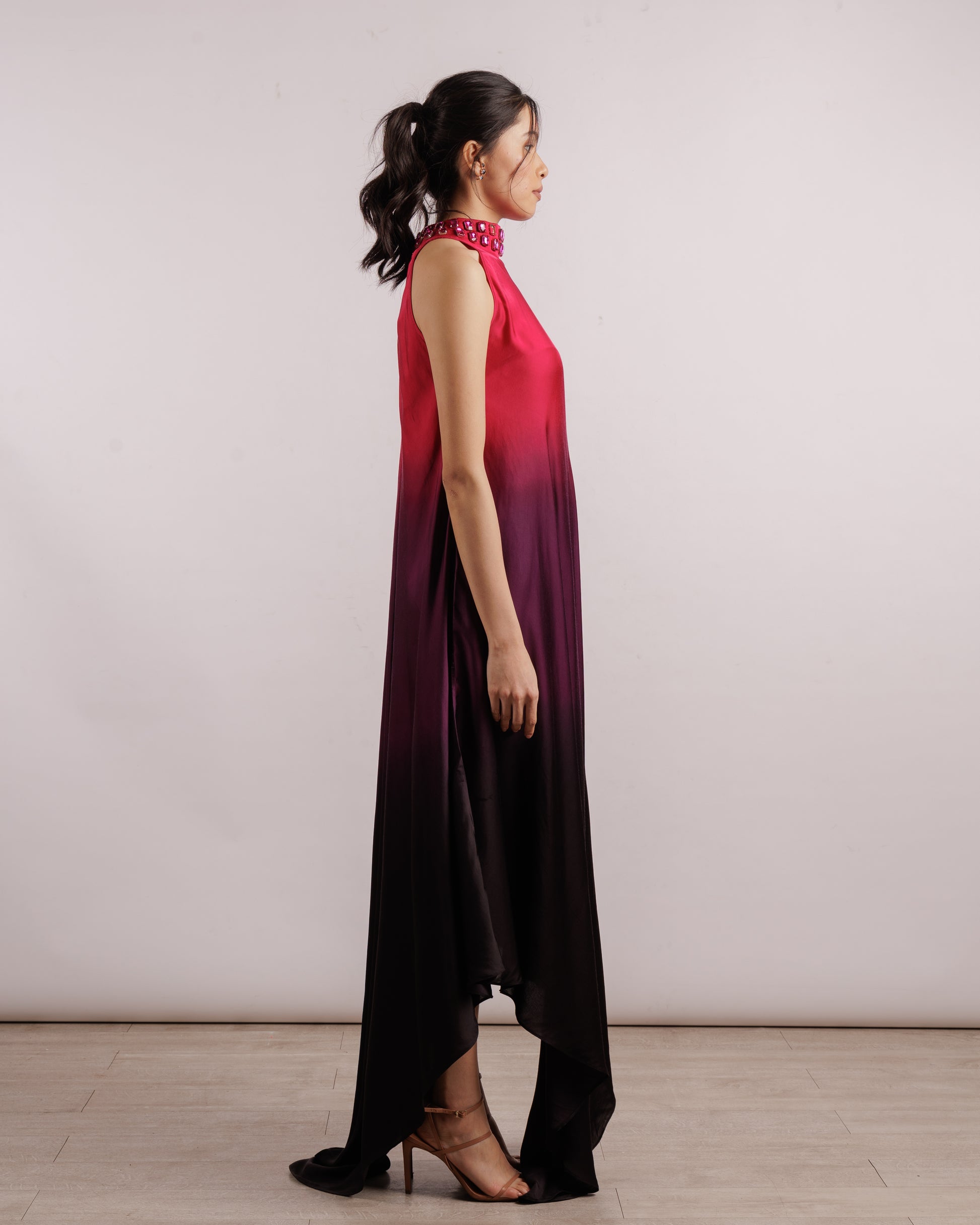 Leheriya Halter Dress | Silk