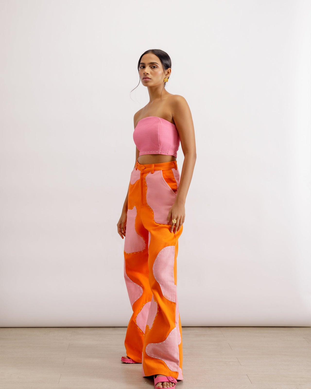 pink co-ord | Denim | Funky | Quirky