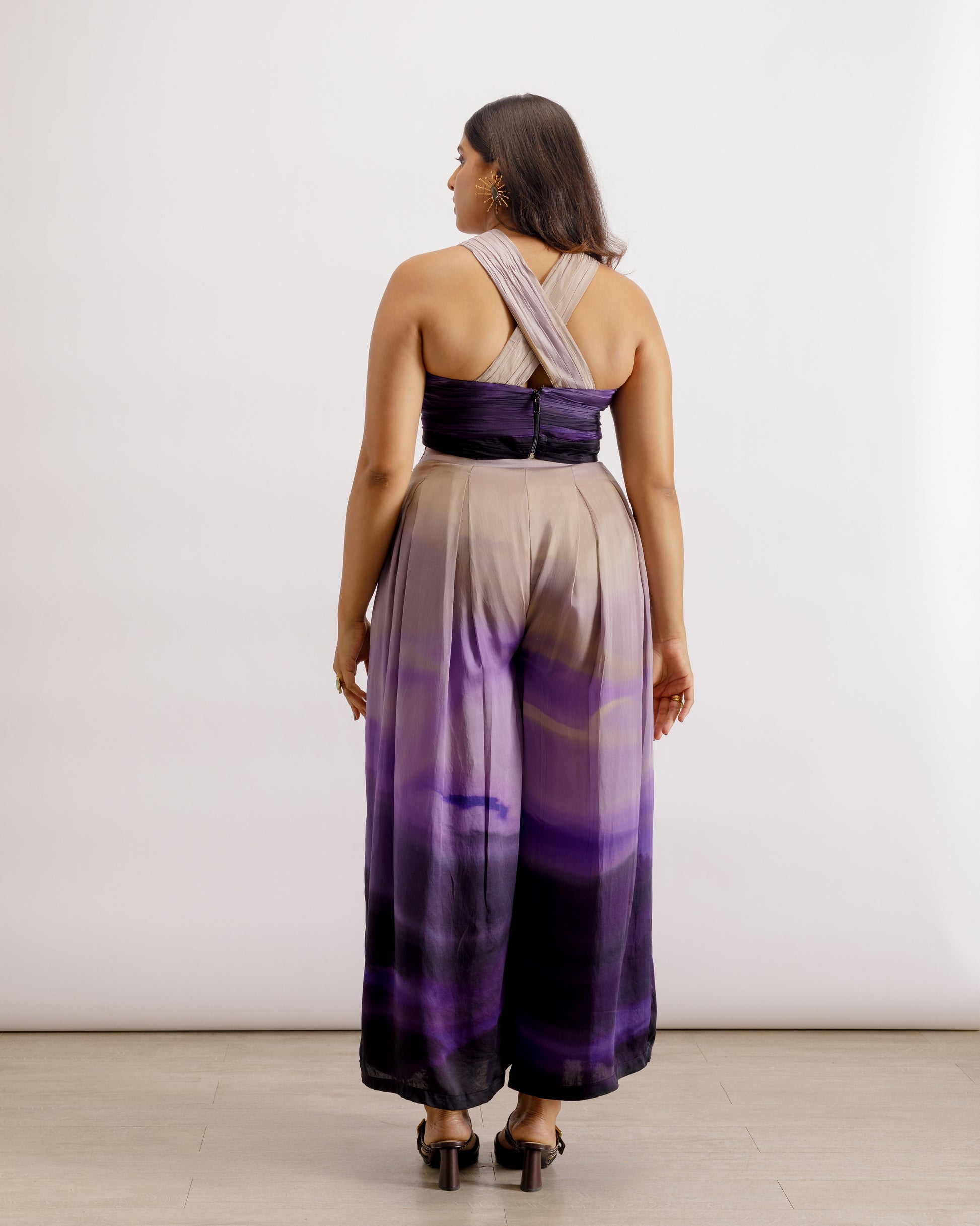 High-Waist Flared Trousers Co-ord Set | Joan Co-ord | PAIVE