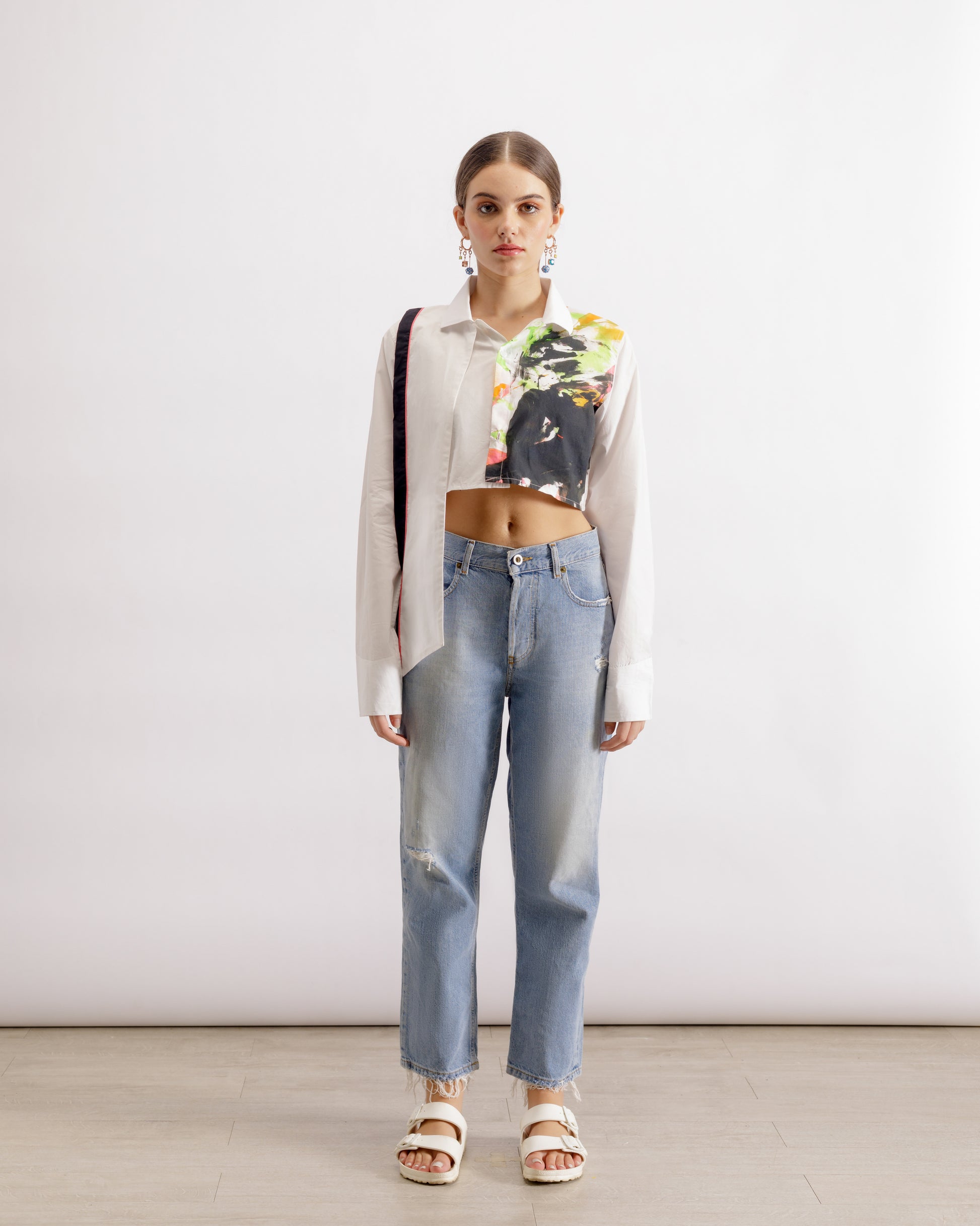 Designer Shirts For Women | Brush Strokes Shirt | PAIVE