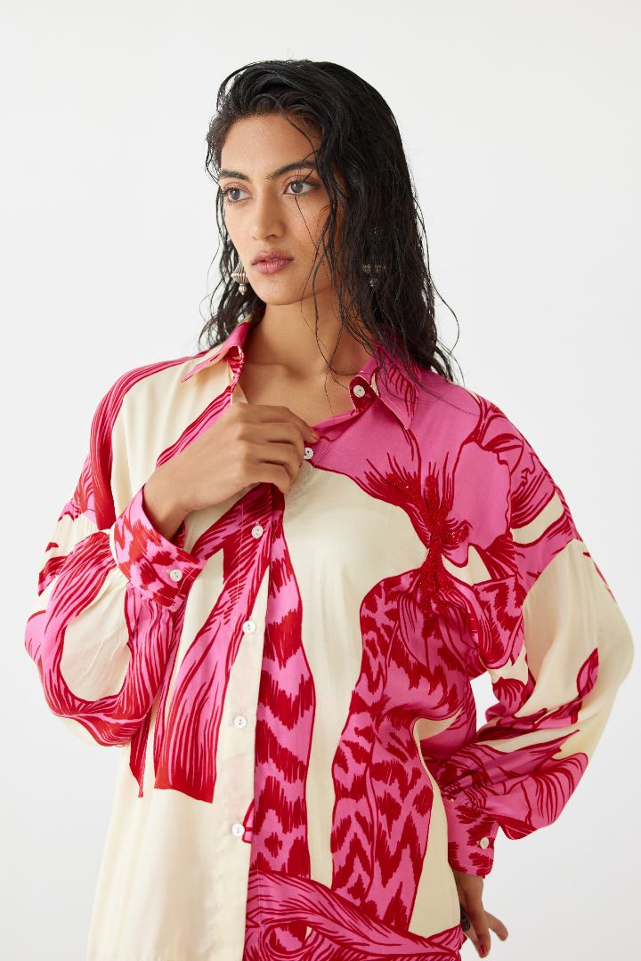 Pink Aphrodite Co-ord Set - close up