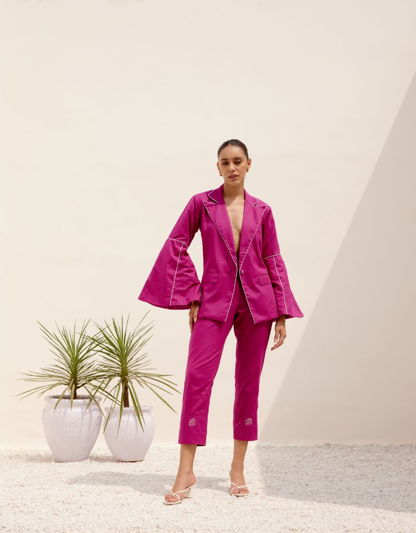 Pink Blazer Set + Pants
