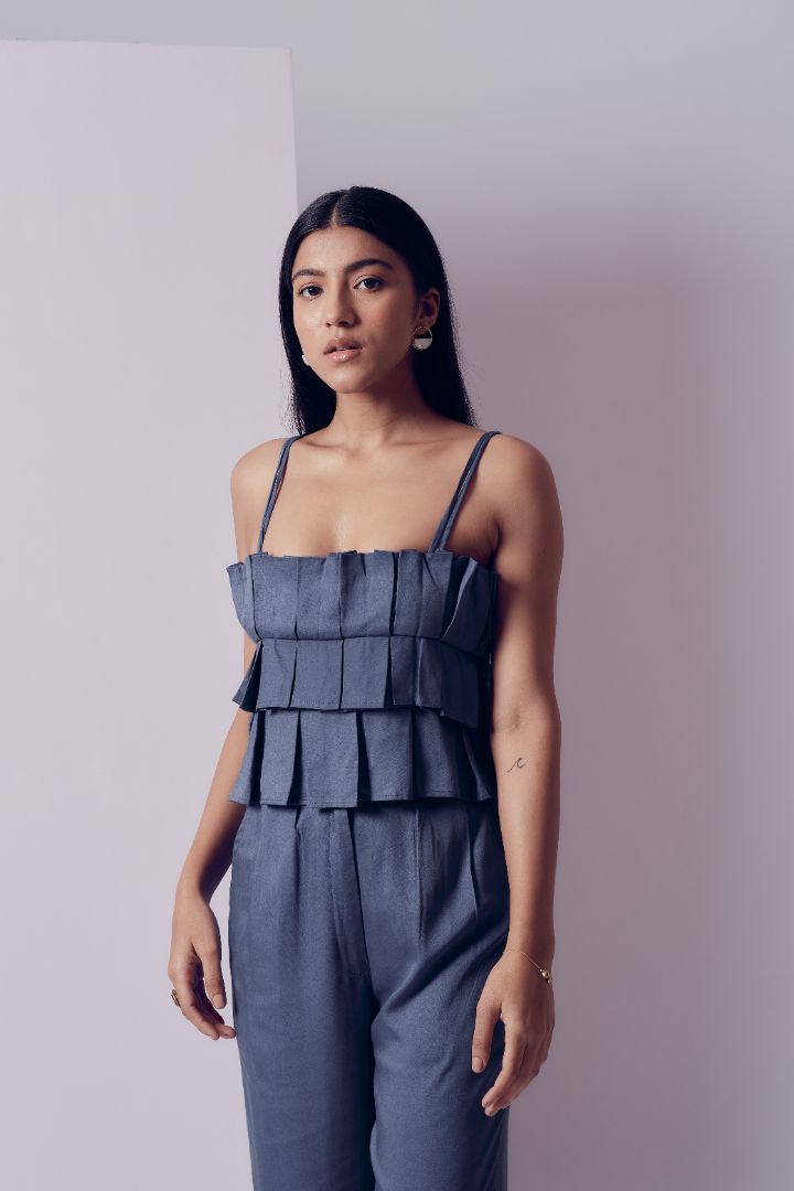 blue crop top  2