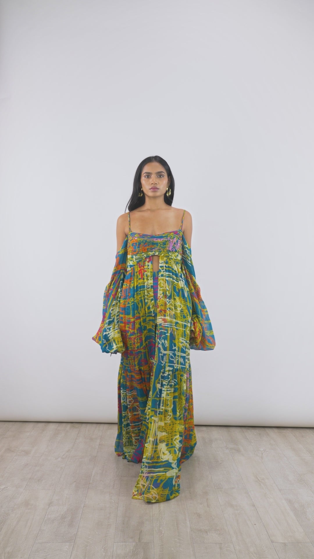 Off Shoulder Trendy Dress Design | Ooty Cape Co-Ord Set | Paive