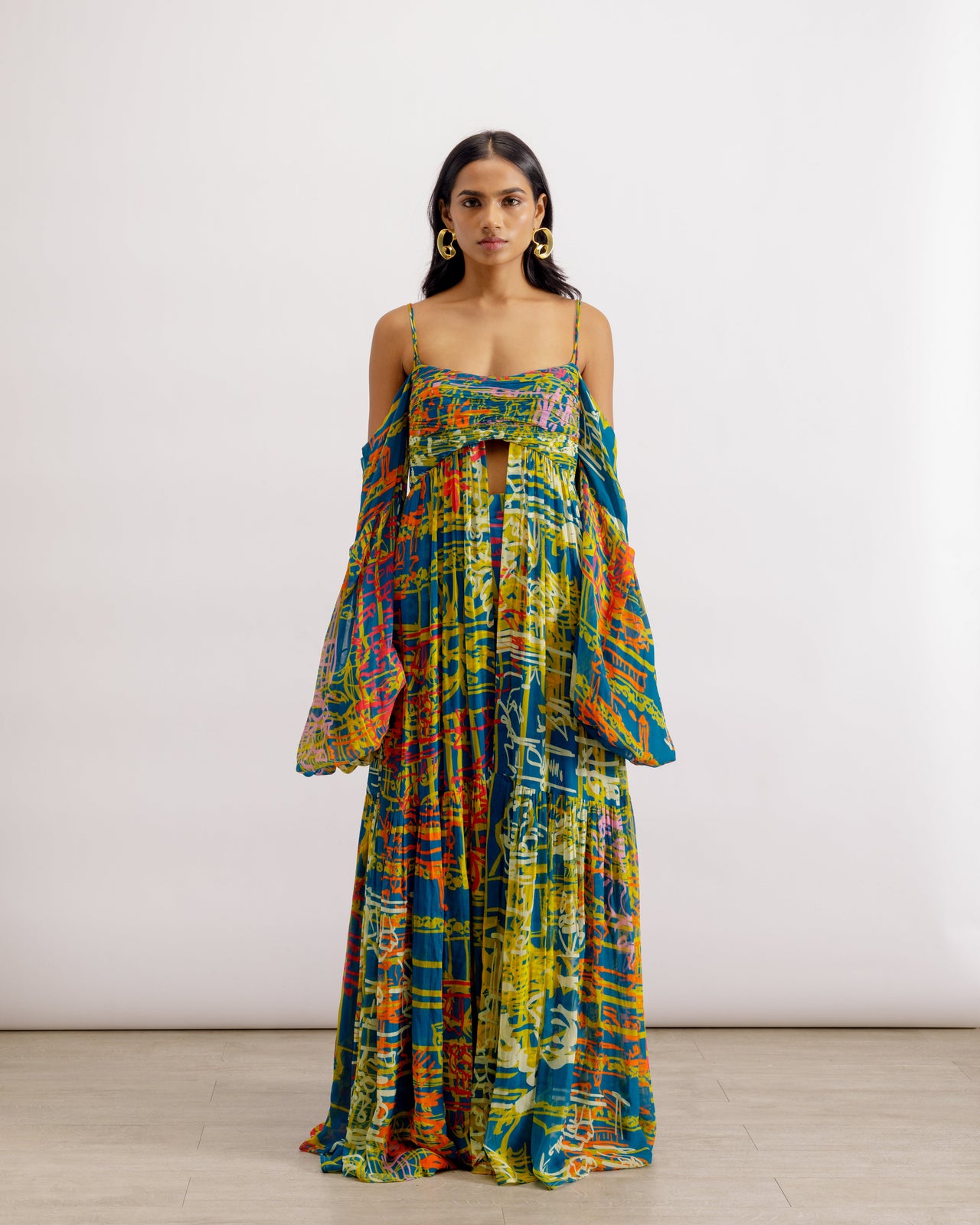 Off Shoulder Trendy Dress Design | Ooty Cape Co-Ord Set | Paive